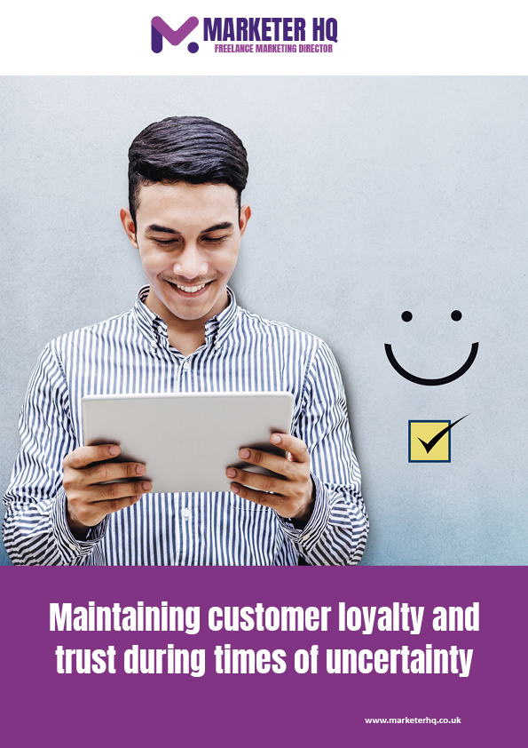 Maintaining customer trust